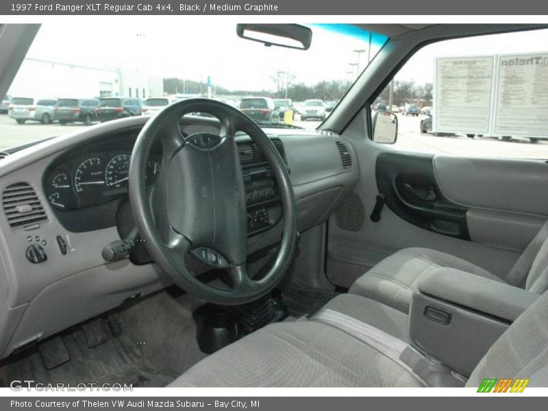  1997 Ranger XLT Regular Cab 4x4 Medium Graphite Interior