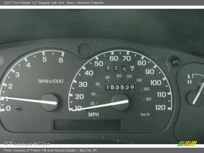Black / Medium Graphite 1997 Ford Ranger XLT Regular Cab 4x4