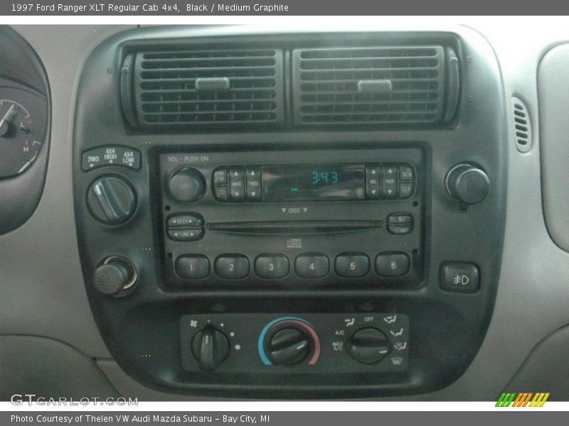 Controls of 1997 Ranger XLT Regular Cab 4x4