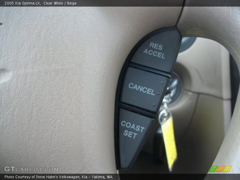 Clear White / Beige 2005 Kia Optima LX