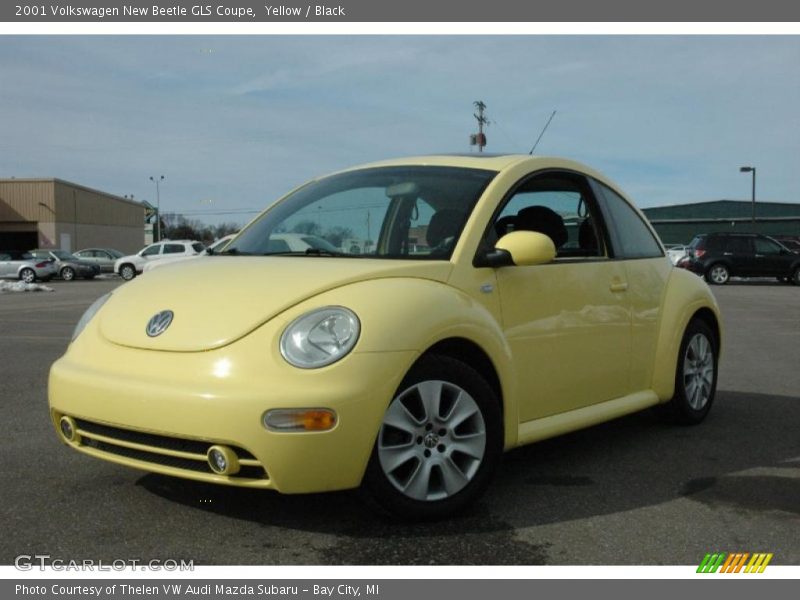 Yellow / Black 2001 Volkswagen New Beetle GLS Coupe