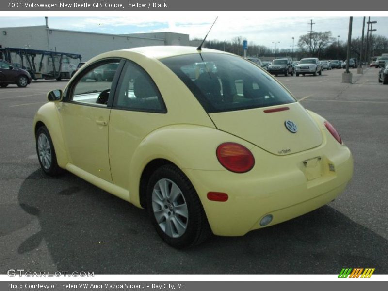 Yellow / Black 2001 Volkswagen New Beetle GLS Coupe