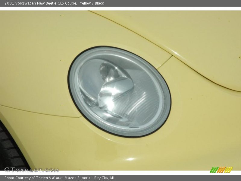 Yellow / Black 2001 Volkswagen New Beetle GLS Coupe