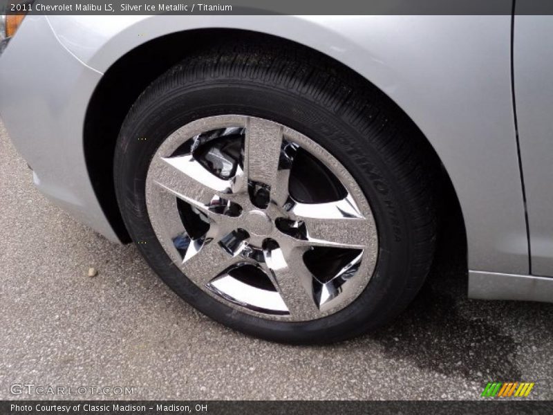 Silver Ice Metallic / Titanium 2011 Chevrolet Malibu LS