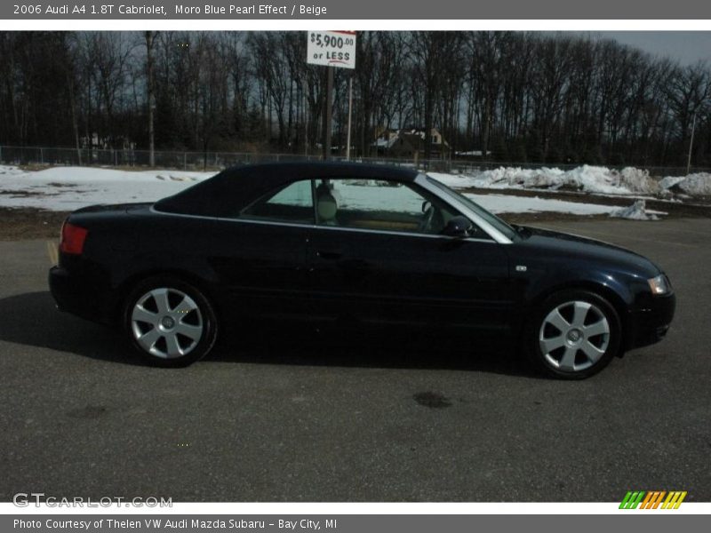 Moro Blue Pearl Effect / Beige 2006 Audi A4 1.8T Cabriolet
