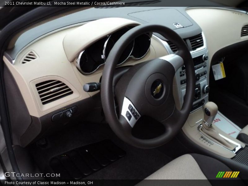 Mocha Steel Metallic / Cocoa/Cashmere 2011 Chevrolet Malibu LS