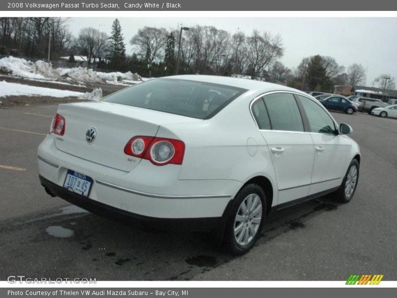 Candy White / Black 2008 Volkswagen Passat Turbo Sedan