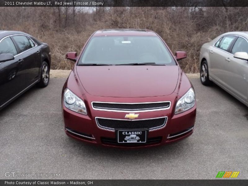Red Jewel Tintcoat / Ebony 2011 Chevrolet Malibu LT