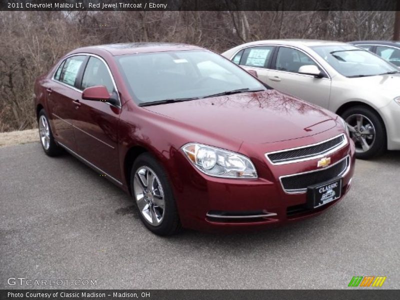 Red Jewel Tintcoat / Ebony 2011 Chevrolet Malibu LT