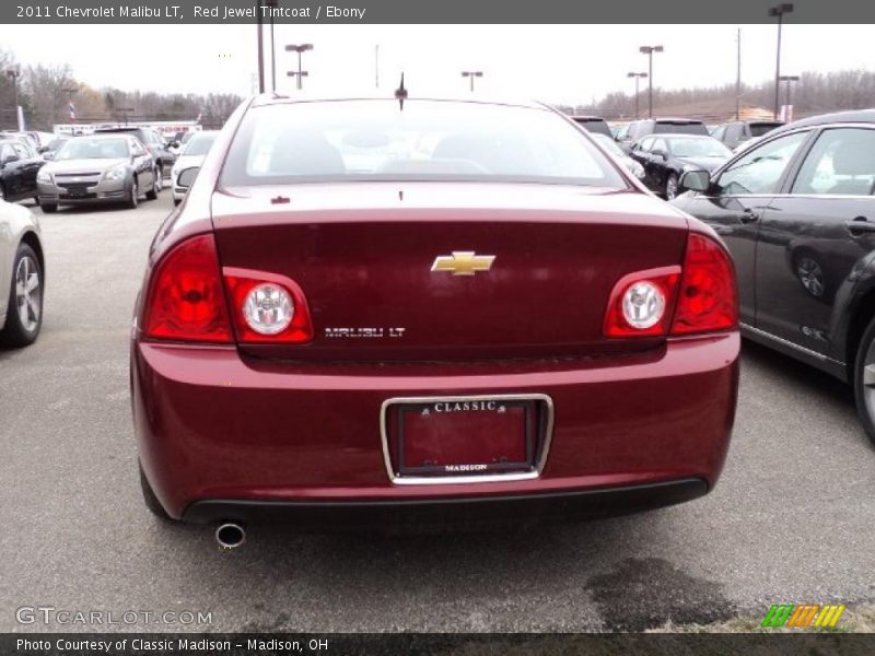 Red Jewel Tintcoat / Ebony 2011 Chevrolet Malibu LT