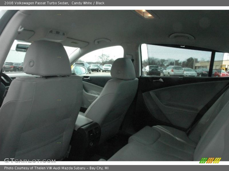 Candy White / Black 2008 Volkswagen Passat Turbo Sedan