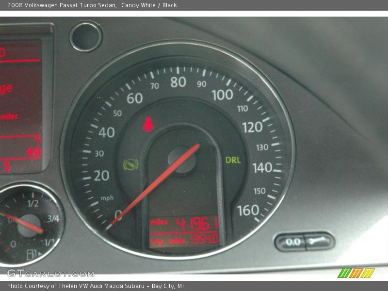Candy White / Black 2008 Volkswagen Passat Turbo Sedan