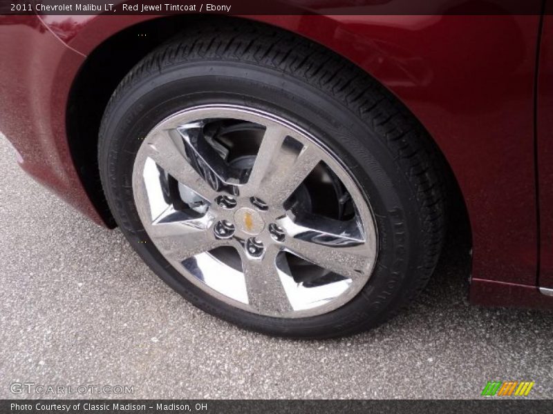 Red Jewel Tintcoat / Ebony 2011 Chevrolet Malibu LT