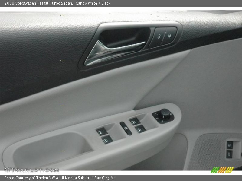 Candy White / Black 2008 Volkswagen Passat Turbo Sedan