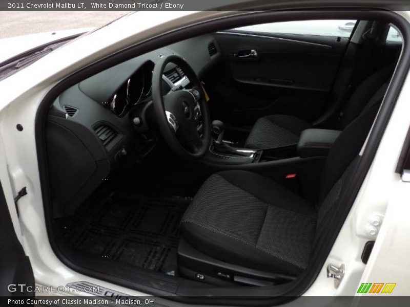White Diamond Tricoat / Ebony 2011 Chevrolet Malibu LT