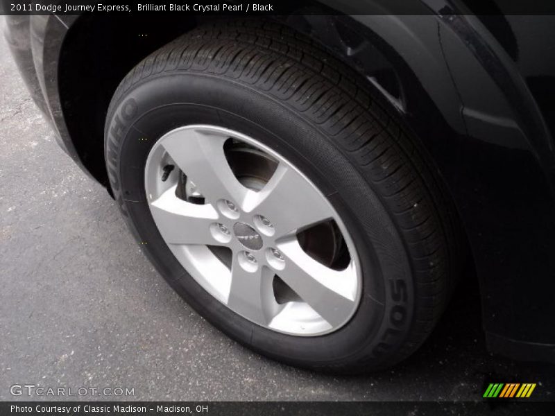 Brilliant Black Crystal Pearl / Black 2011 Dodge Journey Express