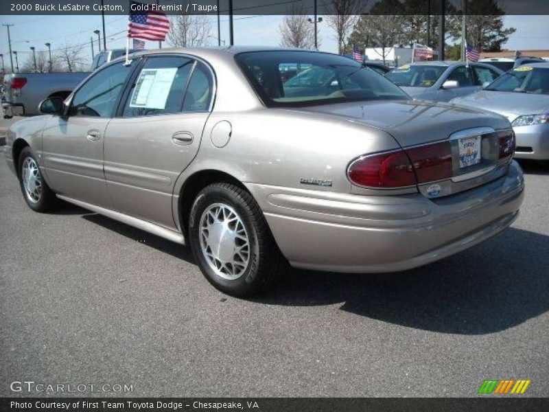 Gold Firemist / Taupe 2000 Buick LeSabre Custom