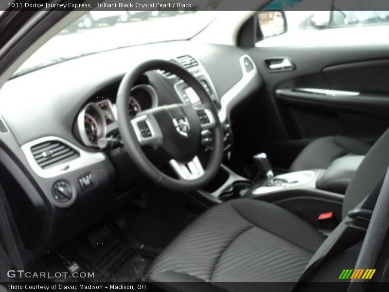 Brilliant Black Crystal Pearl / Black 2011 Dodge Journey Express
