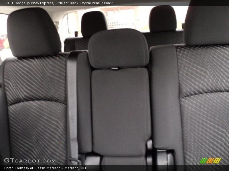 Brilliant Black Crystal Pearl / Black 2011 Dodge Journey Express