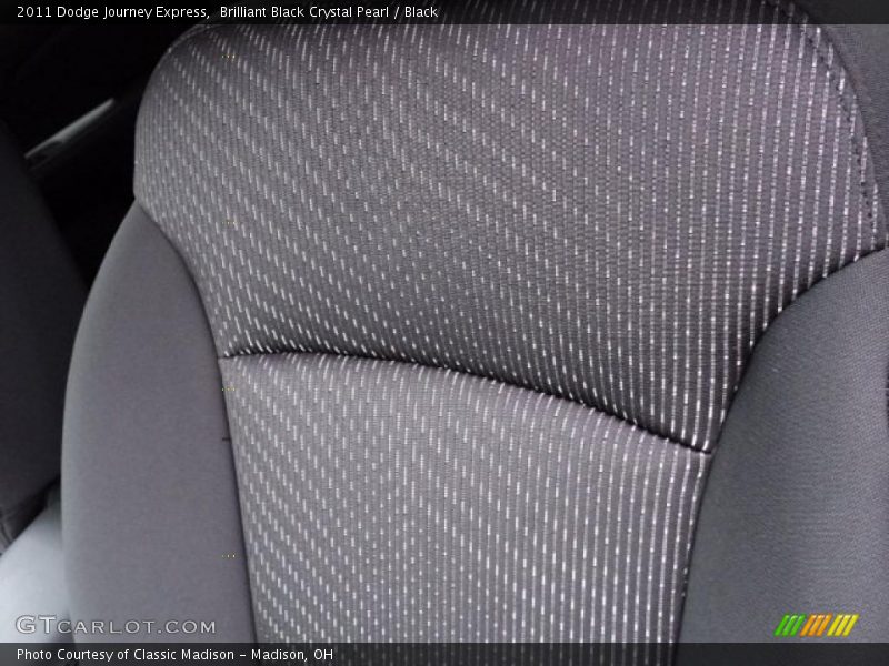 Brilliant Black Crystal Pearl / Black 2011 Dodge Journey Express