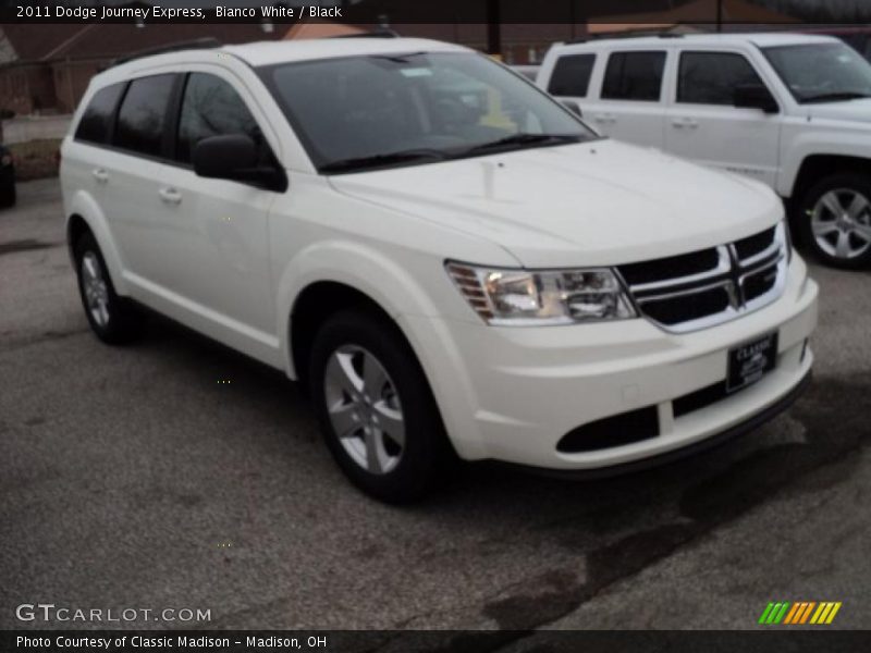 Bianco White / Black 2011 Dodge Journey Express