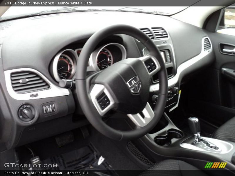 Bianco White / Black 2011 Dodge Journey Express