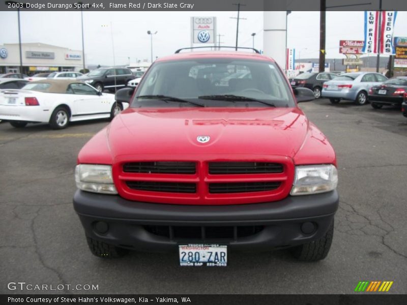 Flame Red / Dark Slate Gray 2003 Dodge Durango Sport 4x4