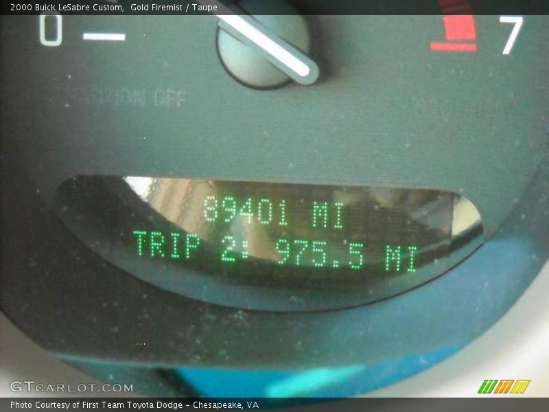 Gold Firemist / Taupe 2000 Buick LeSabre Custom