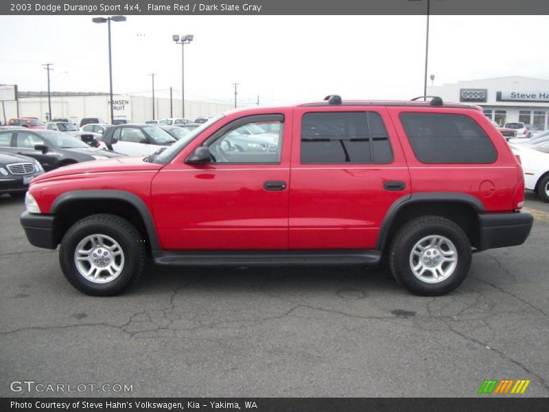 Flame Red / Dark Slate Gray 2003 Dodge Durango Sport 4x4