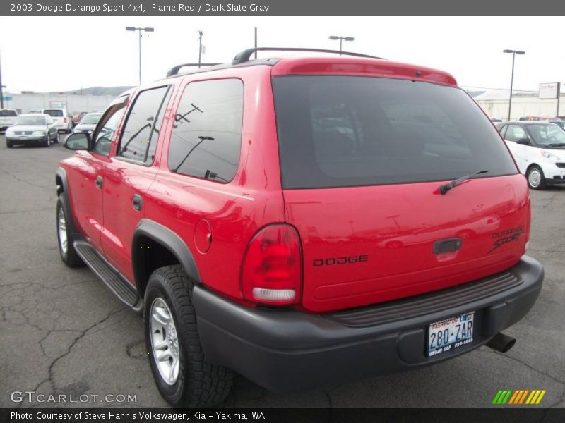 Flame Red / Dark Slate Gray 2003 Dodge Durango Sport 4x4