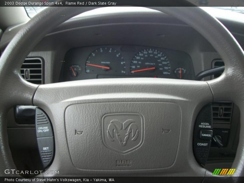 Flame Red / Dark Slate Gray 2003 Dodge Durango Sport 4x4