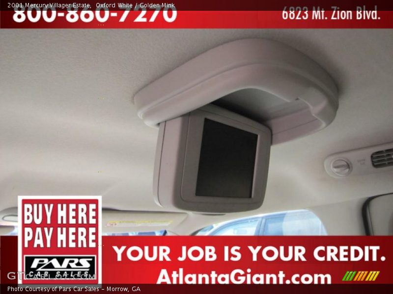 Oxford White / Golden Mink 2001 Mercury Villager Estate