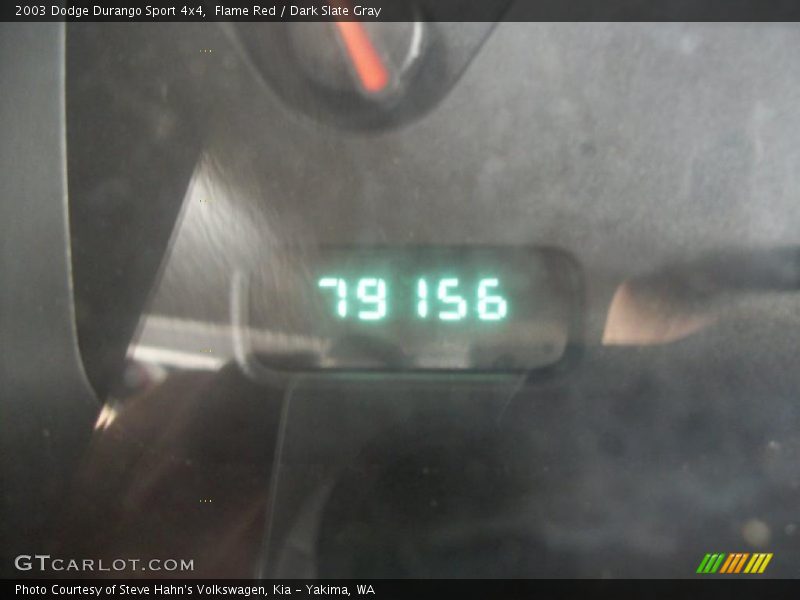 Flame Red / Dark Slate Gray 2003 Dodge Durango Sport 4x4