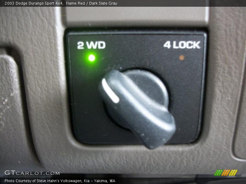 Flame Red / Dark Slate Gray 2003 Dodge Durango Sport 4x4