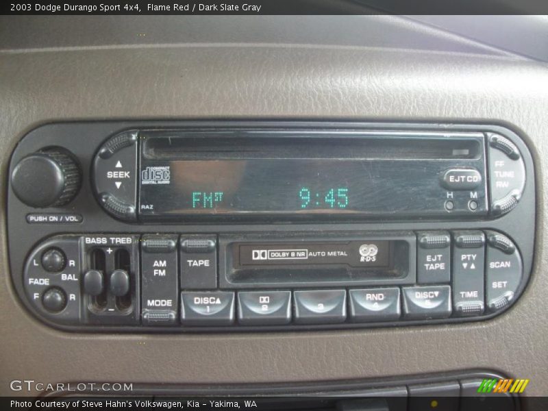 Flame Red / Dark Slate Gray 2003 Dodge Durango Sport 4x4