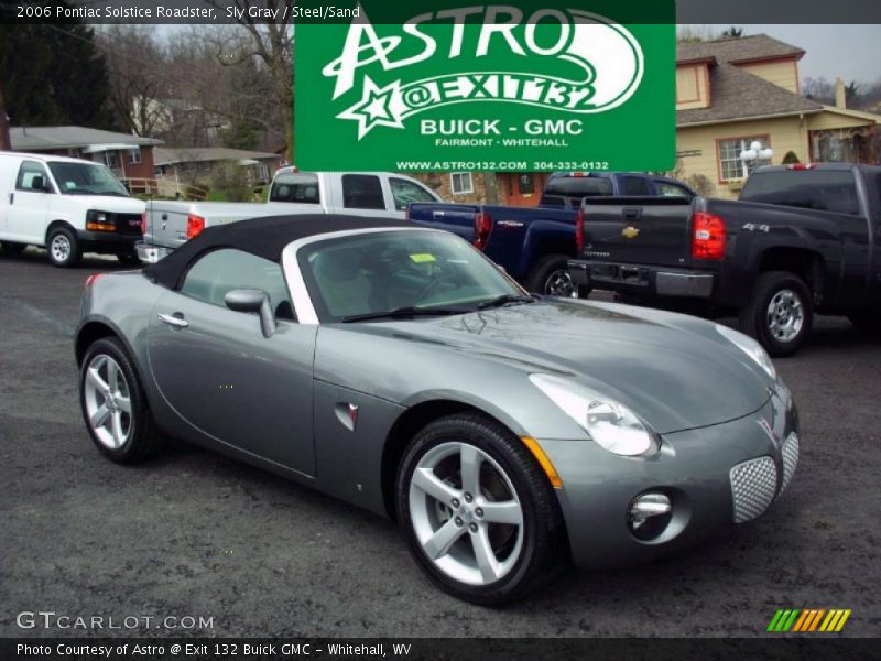 Sly Gray / Steel/Sand 2006 Pontiac Solstice Roadster