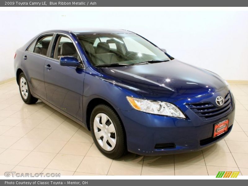 Blue Ribbon Metallic / Ash 2009 Toyota Camry LE