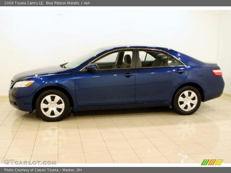 Blue Ribbon Metallic / Ash 2009 Toyota Camry LE
