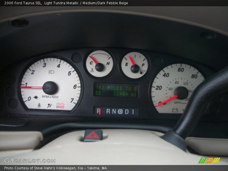 Light Tundra Metallic / Medium/Dark Pebble Beige 2006 Ford Taurus SEL