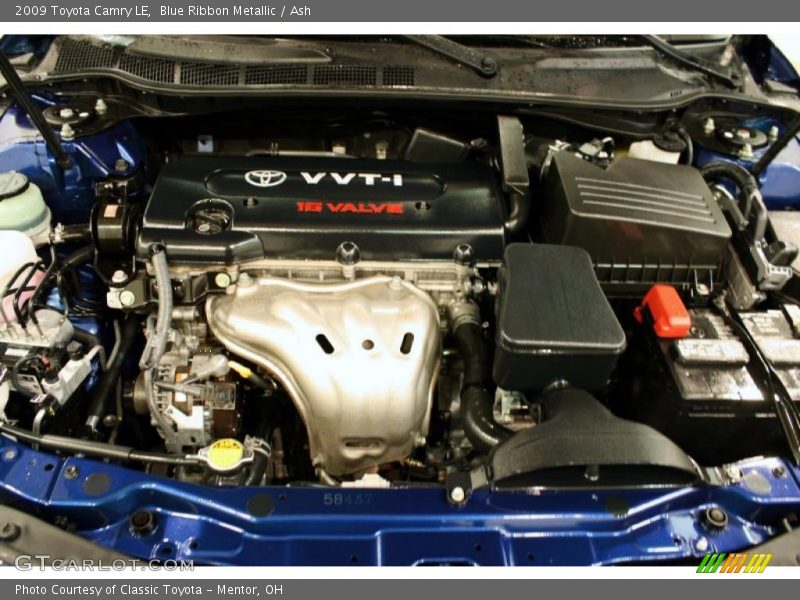 Blue Ribbon Metallic / Ash 2009 Toyota Camry LE