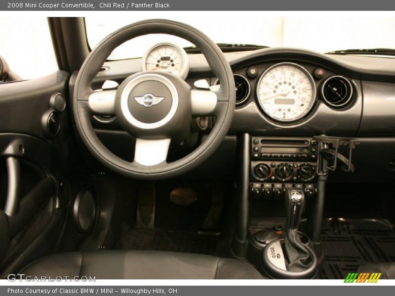 Chili Red / Panther Black 2008 Mini Cooper Convertible