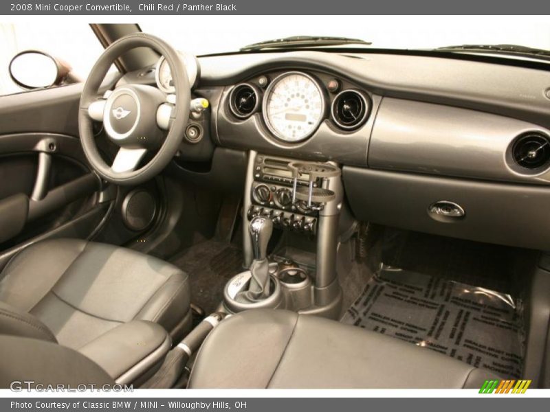 Chili Red / Panther Black 2008 Mini Cooper Convertible