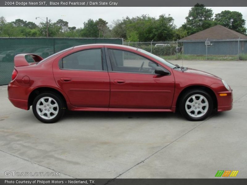 Blaze Red Pearlcoat / Dark Slate Gray 2004 Dodge Neon SXT