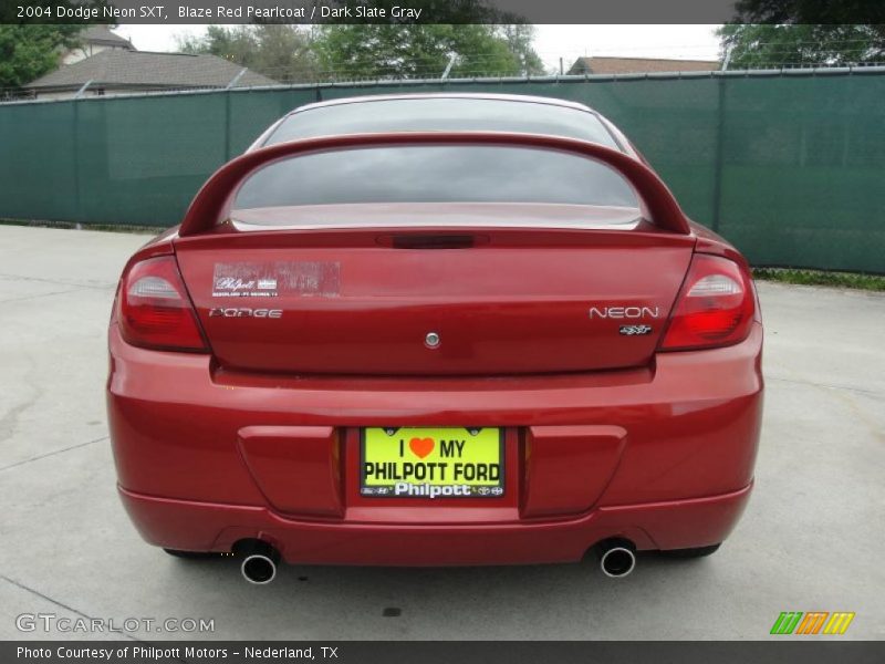 Blaze Red Pearlcoat / Dark Slate Gray 2004 Dodge Neon SXT