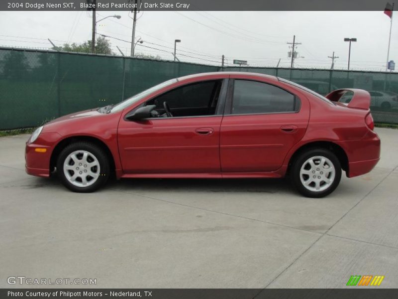 Blaze Red Pearlcoat / Dark Slate Gray 2004 Dodge Neon SXT