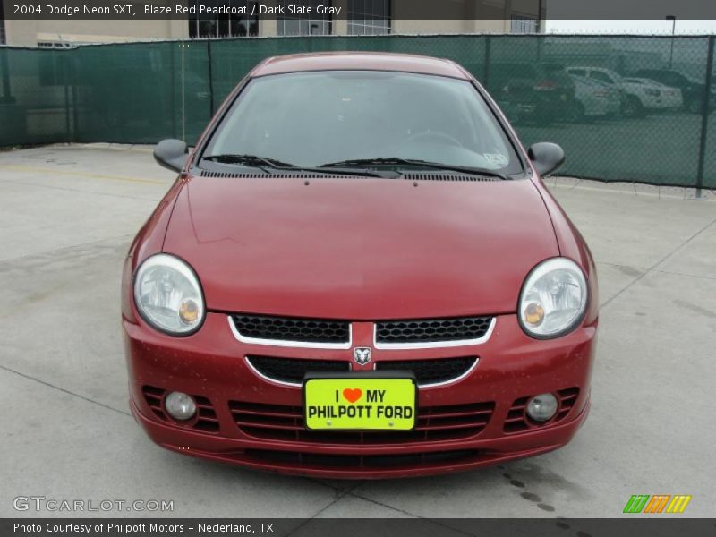 Blaze Red Pearlcoat / Dark Slate Gray 2004 Dodge Neon SXT