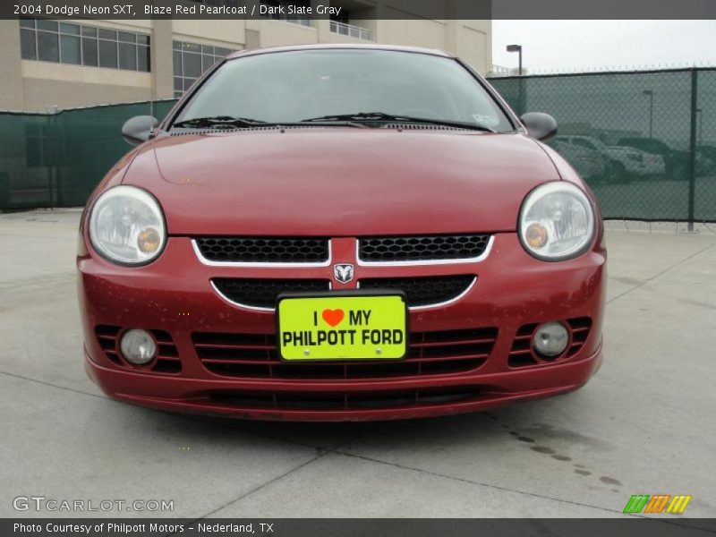 Blaze Red Pearlcoat / Dark Slate Gray 2004 Dodge Neon SXT