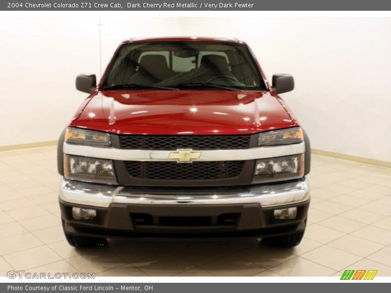 Dark Cherry Red Metallic / Very Dark Pewter 2004 Chevrolet Colorado Z71 Crew Cab