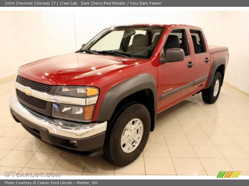 Dark Cherry Red Metallic / Very Dark Pewter 2004 Chevrolet Colorado Z71 Crew Cab