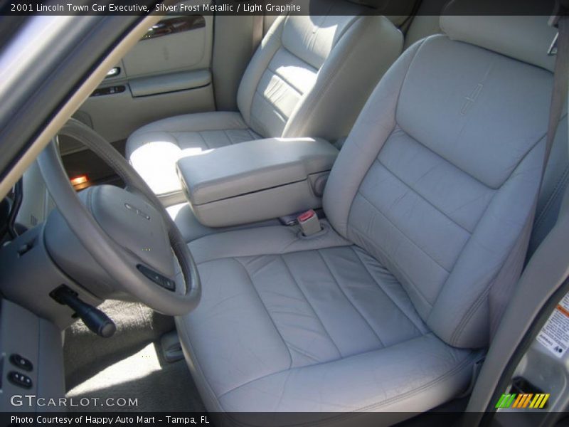 Silver Frost Metallic / Light Graphite 2001 Lincoln Town Car Executive